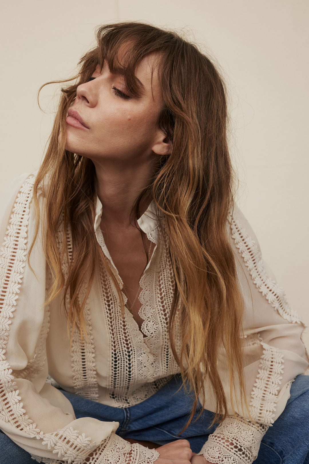 GOSSIA RabiaGO Blouse Creme