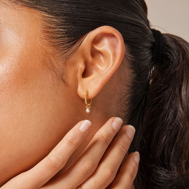 ENAMEL COPENHAGEN Belle Hoops Pearl