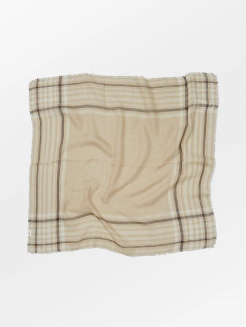 BECKSÖNDERGAARD Grafa Wica Scarf Warm Sand