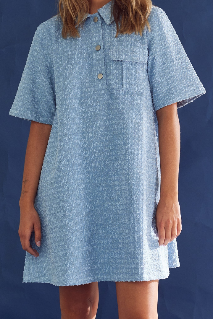 NOELLA Jozie Dress Light Blue Wash