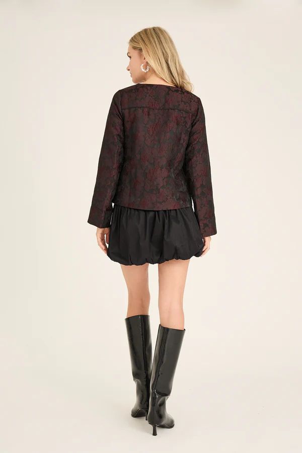 A -VIEW Aria Jacket Burgundy