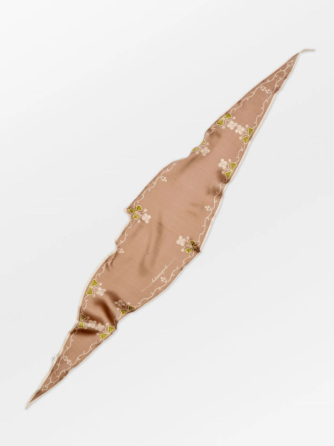 BECK SONDERGAARD Brodaria Diamond Scarf Pine Bark