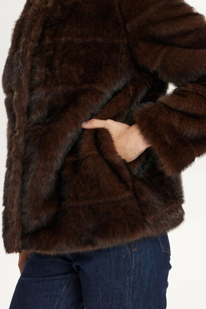 NÜMPH NUwindall Jacket Black Coffee