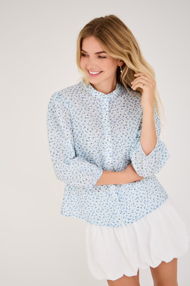 A-VIEW Kate Shirt Light Blue/Blue