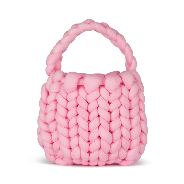 SUI AVA Sally Braided Bag Baby Pink