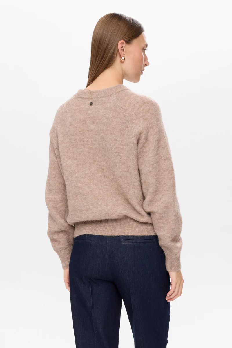 NÜMPH NUriette Pullover Taupe Gray