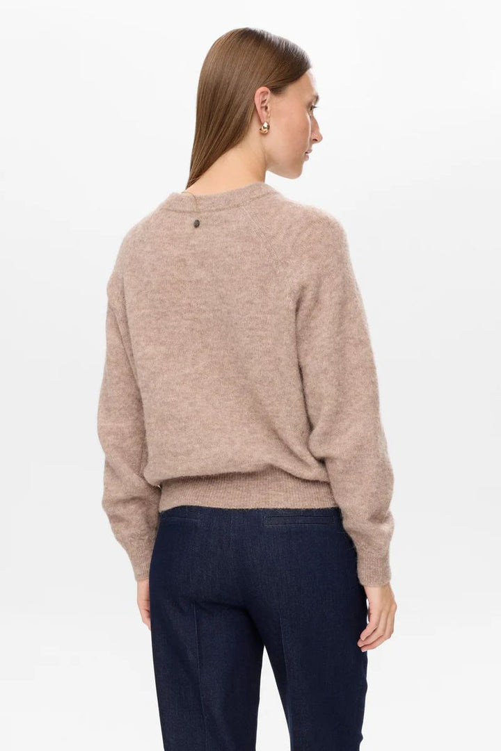 NÜMPH NUriette Pullover Taupe Gray