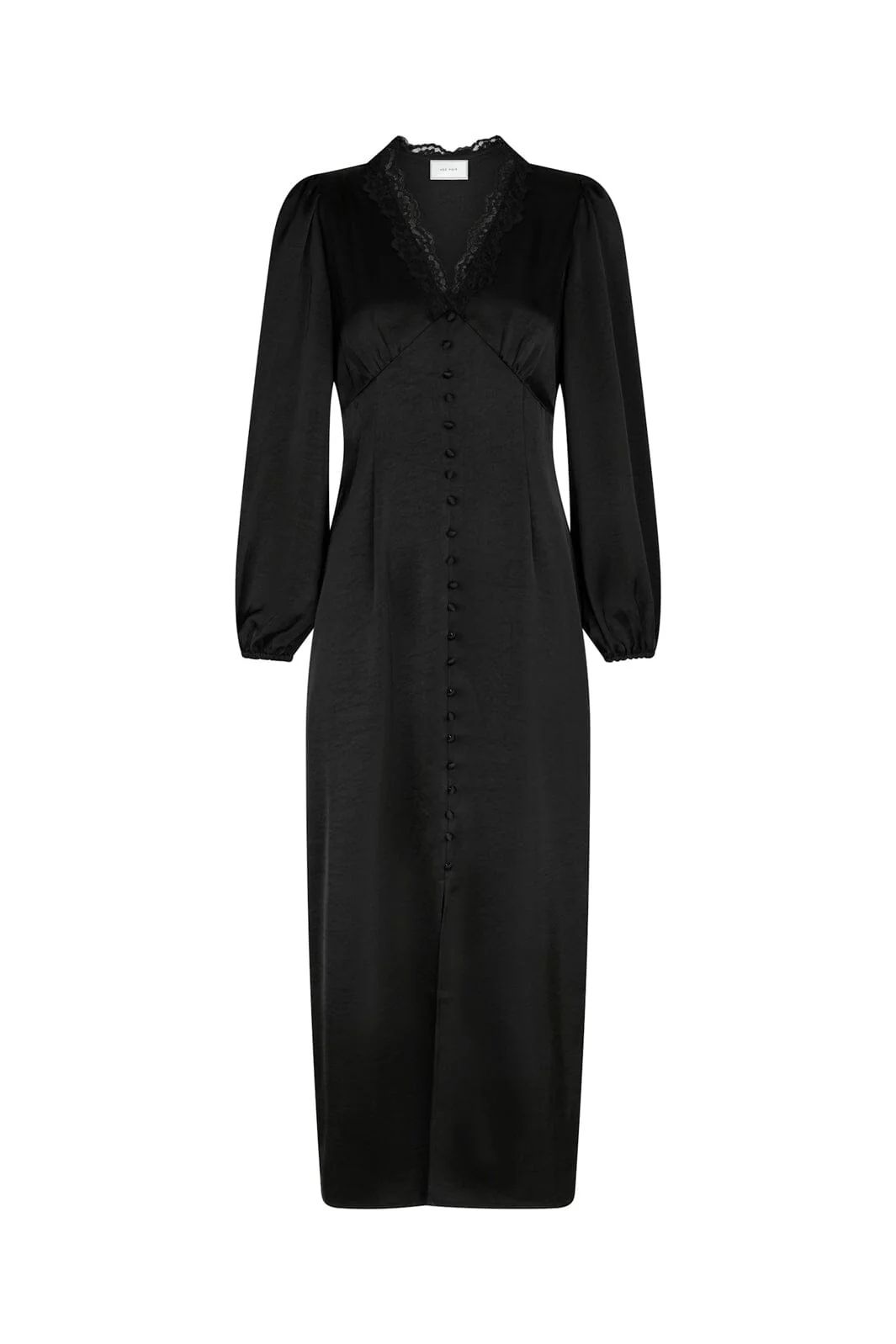 NEO NOIR Anio Heavy Sateen Dress Black