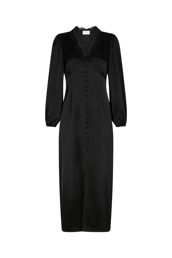 NEO NOIR Anio Heavy Sateen Dress Black