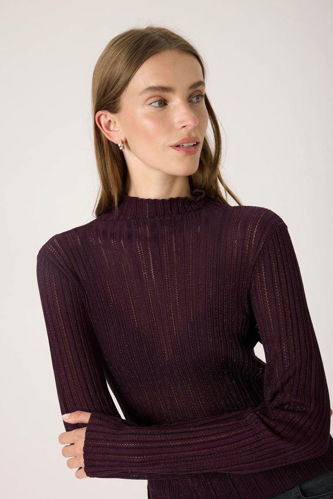 SOAKED IN LUXURY SLlaisa Regular Pullover Winetasting