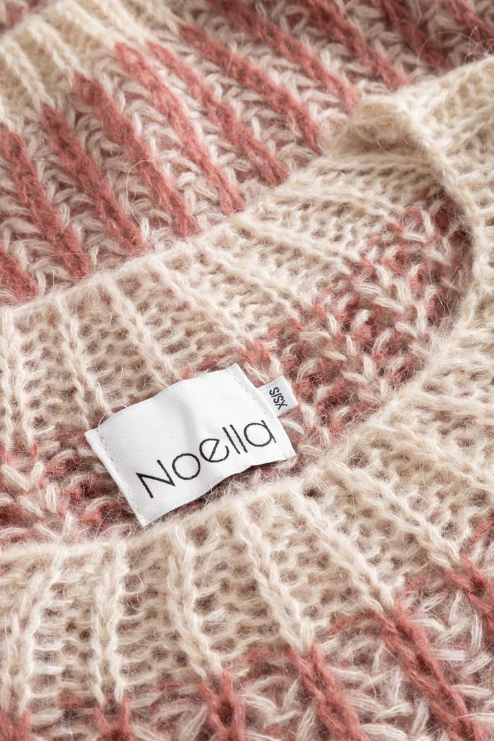 NOELLA Liana Knit Sweater Rose Creme