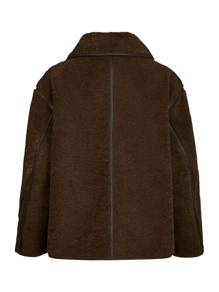 NEO NOIR Edmund Teddy Jacket Dark Brown