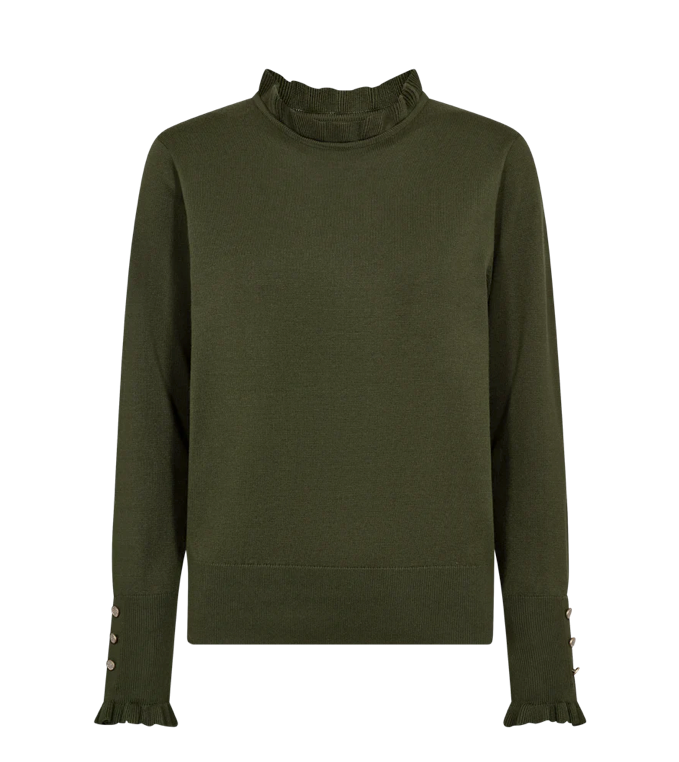 FREEQUENT KATIE-PULLOVER KOMBU GREEN