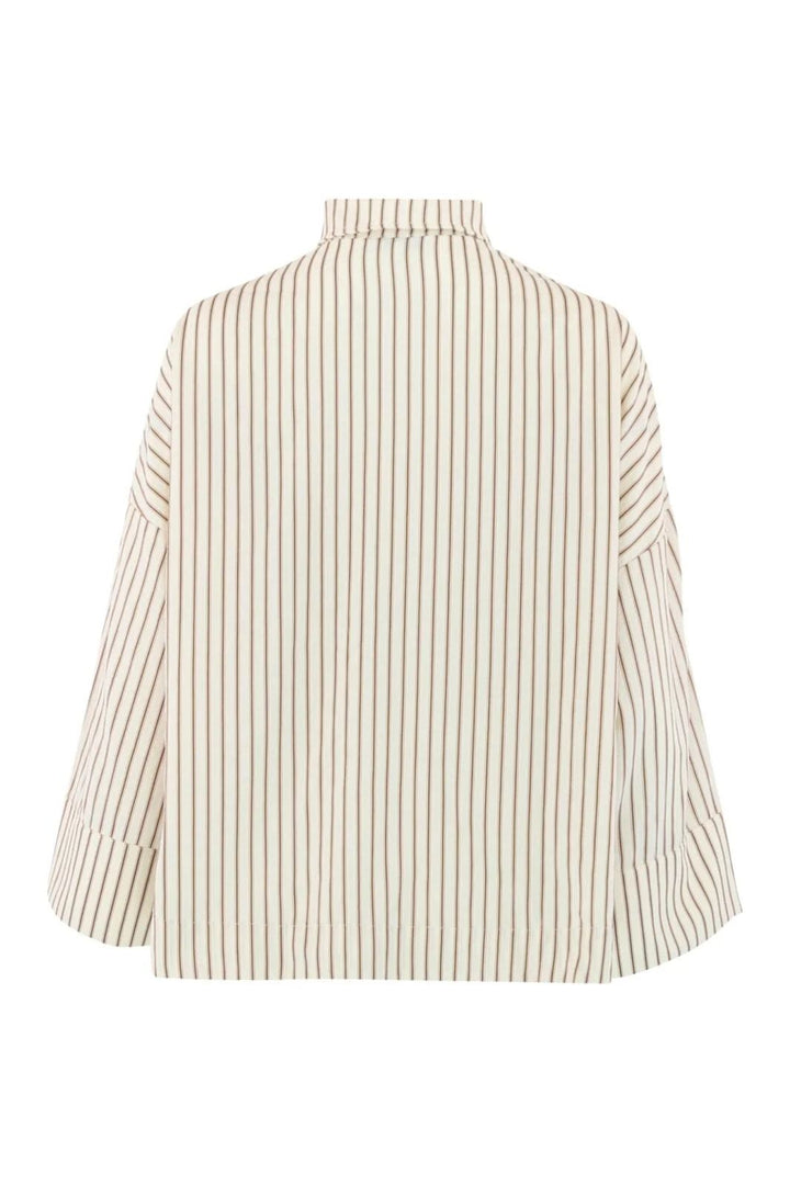 CONTINUE Klara L/S Brown Stripe