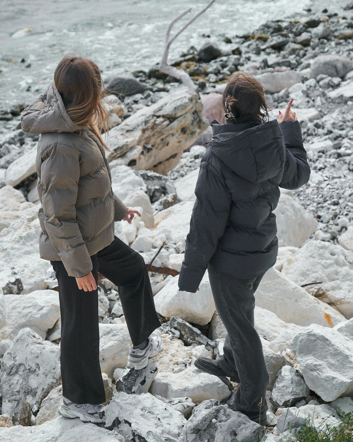 NEO NOIR Fox C Puffer Jacket Antracit