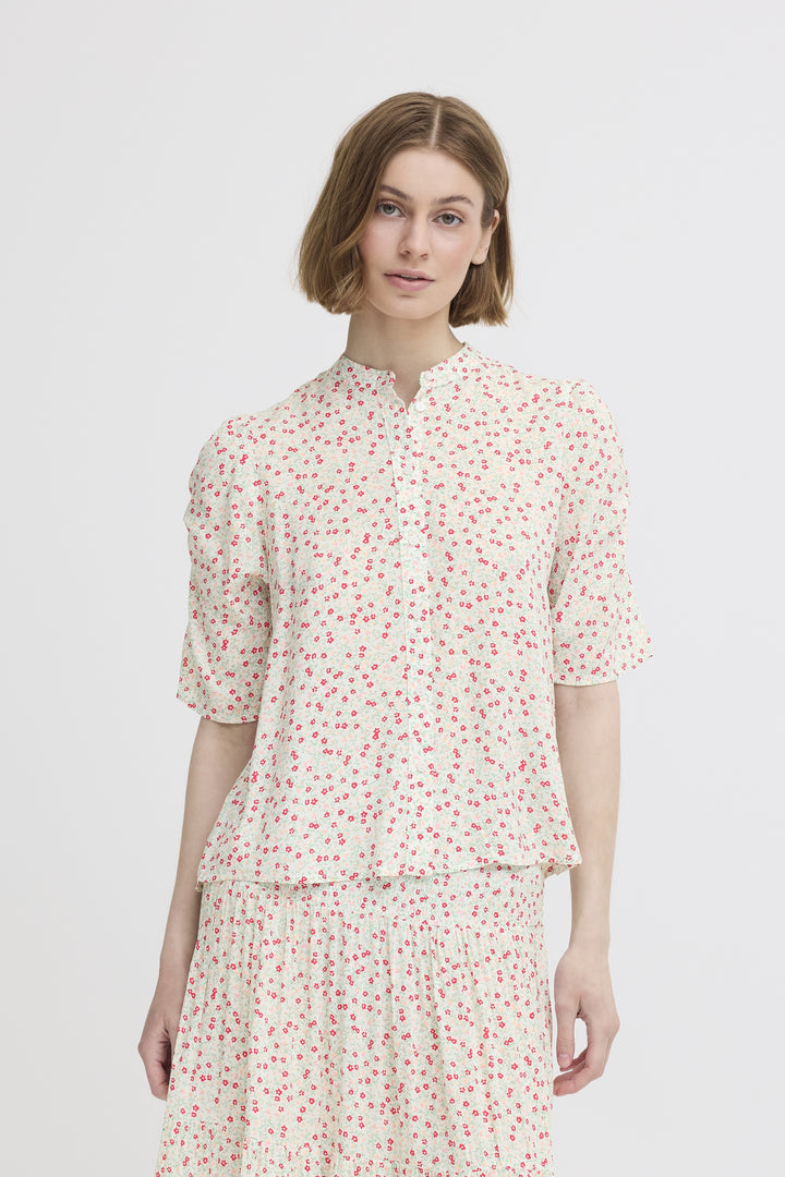 ICHI IHvera SH23 Pink Flower Aop