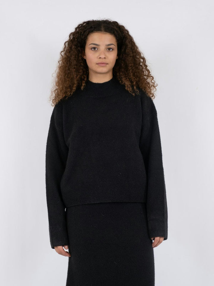 NEO NOIR Paulina Knit Blouse Black