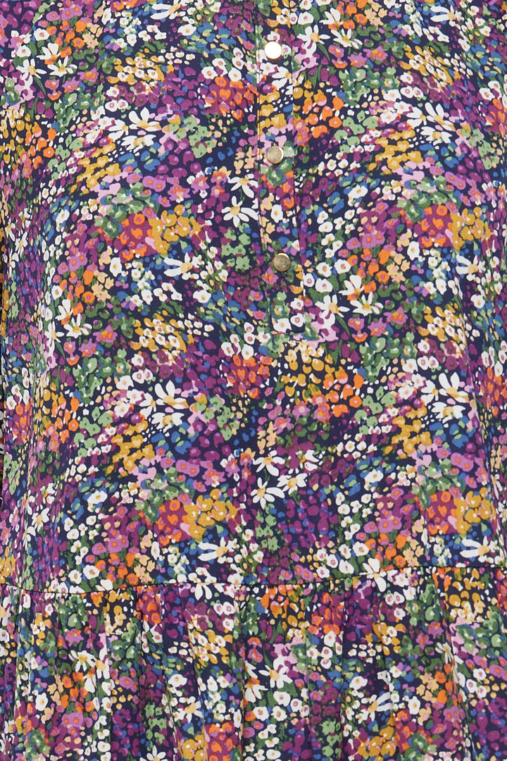 ICHI IXdrama DR9 Phlox Multi Flower Print