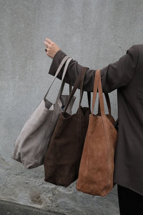 BECKSÖNDERGAARD Suede Eden Bag Brown