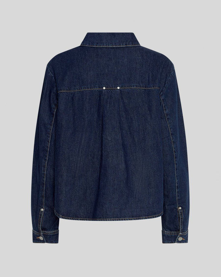 MSCH COPENHAGEN MSCHAdna Alena Shirt Dark Blue Wash