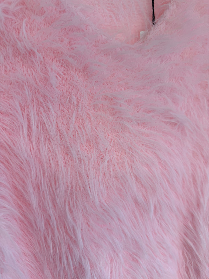 COPENHAGEN LUXE Fluffy Knit Sweater Pink