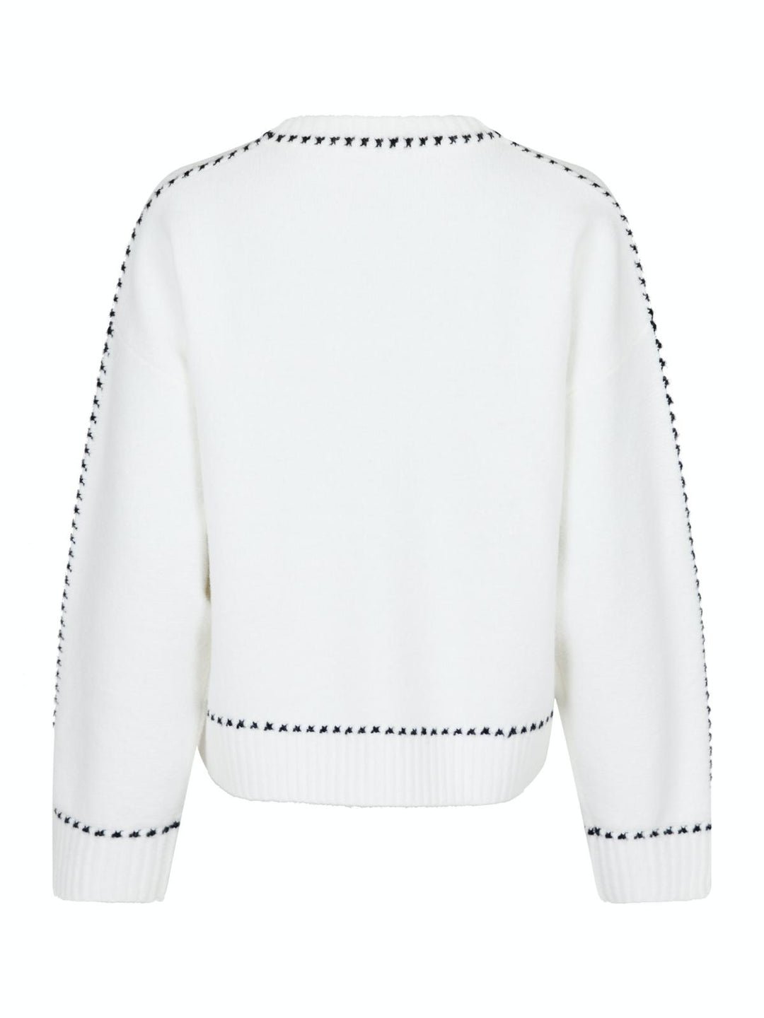 NEO NOIR Detri Knit Blouse Off White