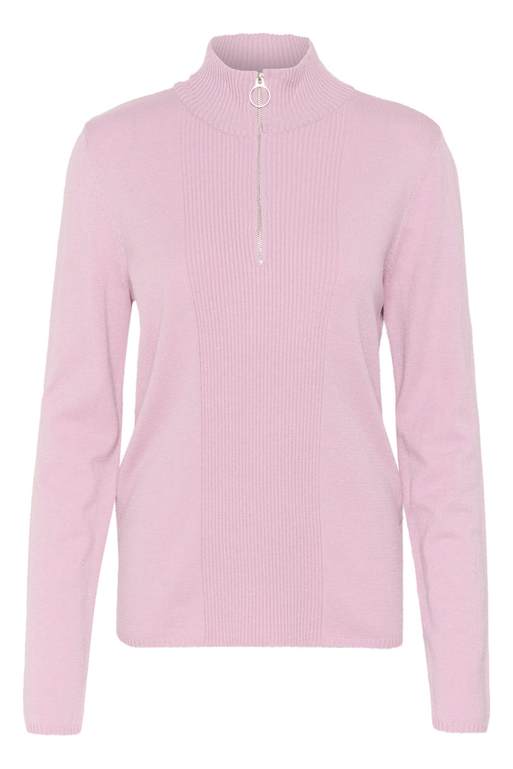 CREAM CRDela High Neck Pullover Dawn Pink