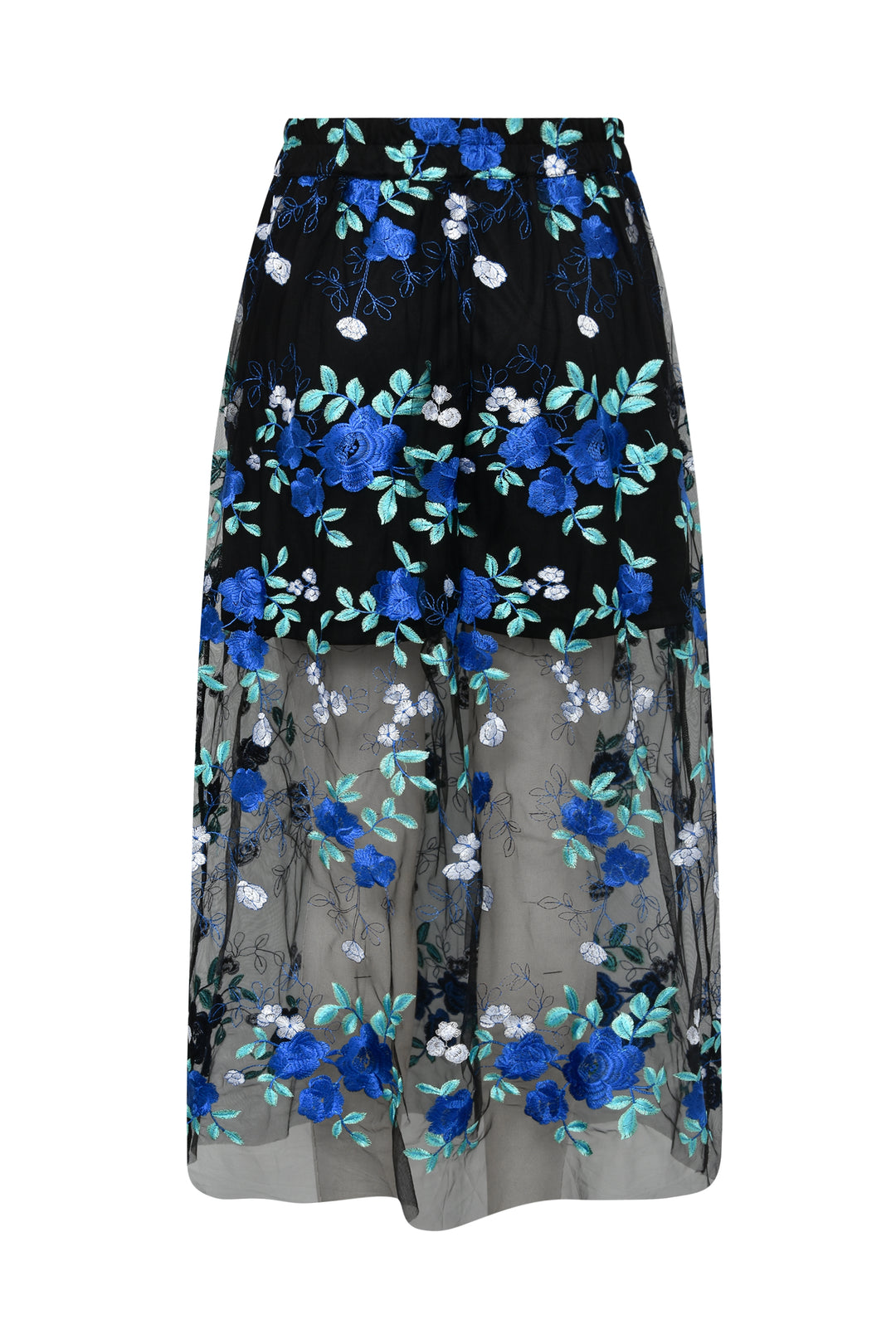 A-VIEW Fuschia Skirt Black/Blue