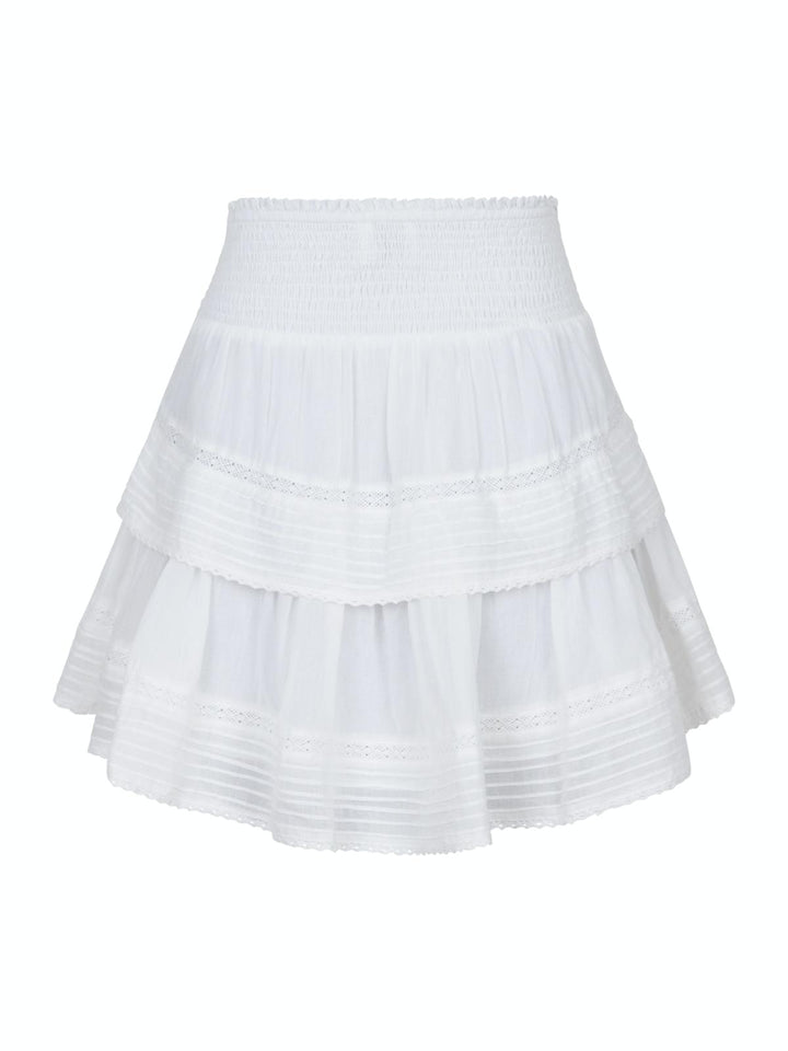 NEO NOIR Kenia S Voile Skirt White