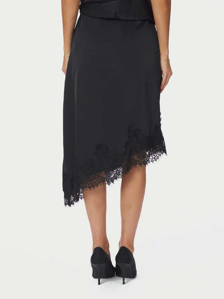 NEO NOIR Fiora Lace Skirt Black