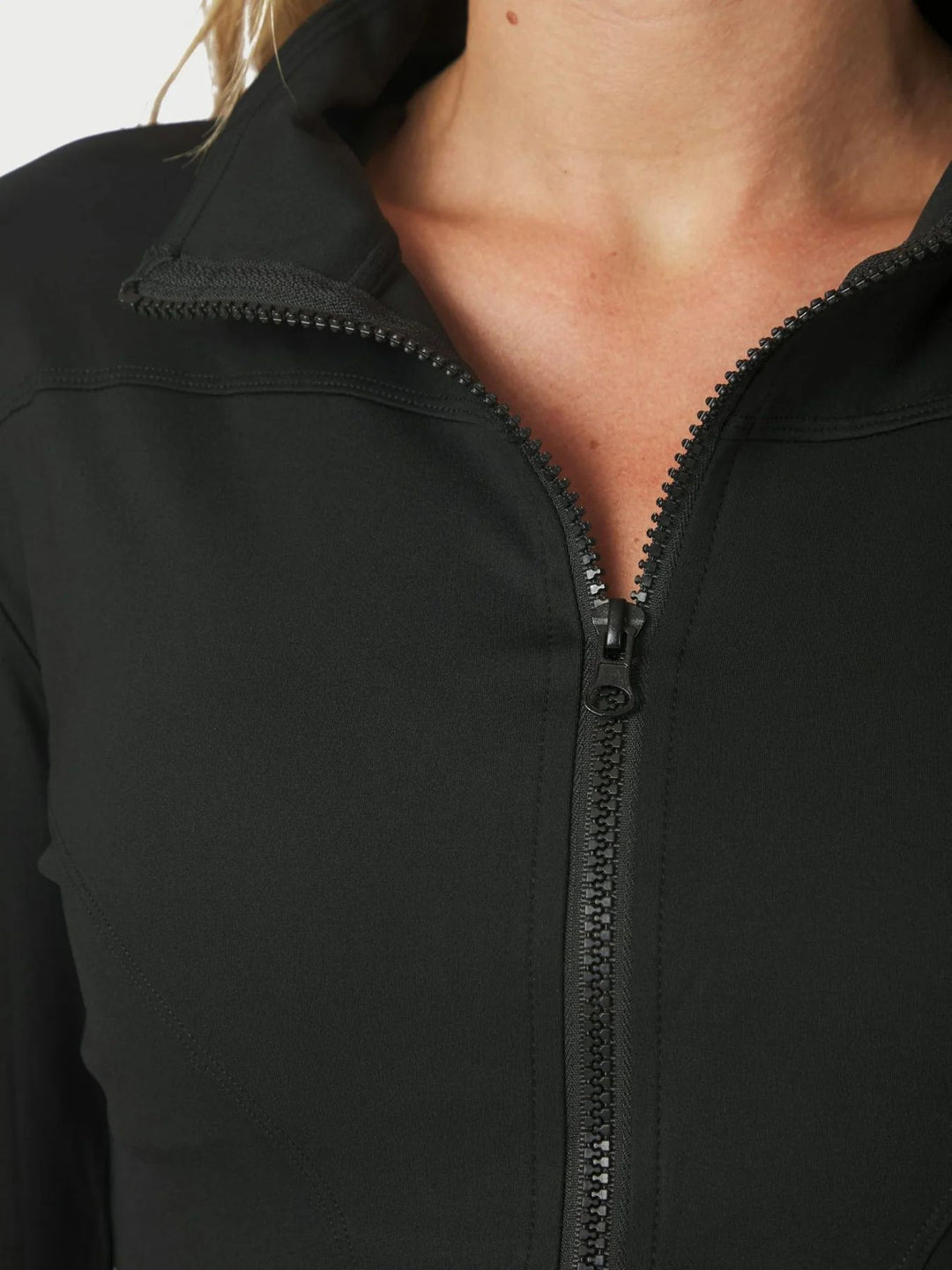 NEO NOIR Nolana Zip Blouse Black