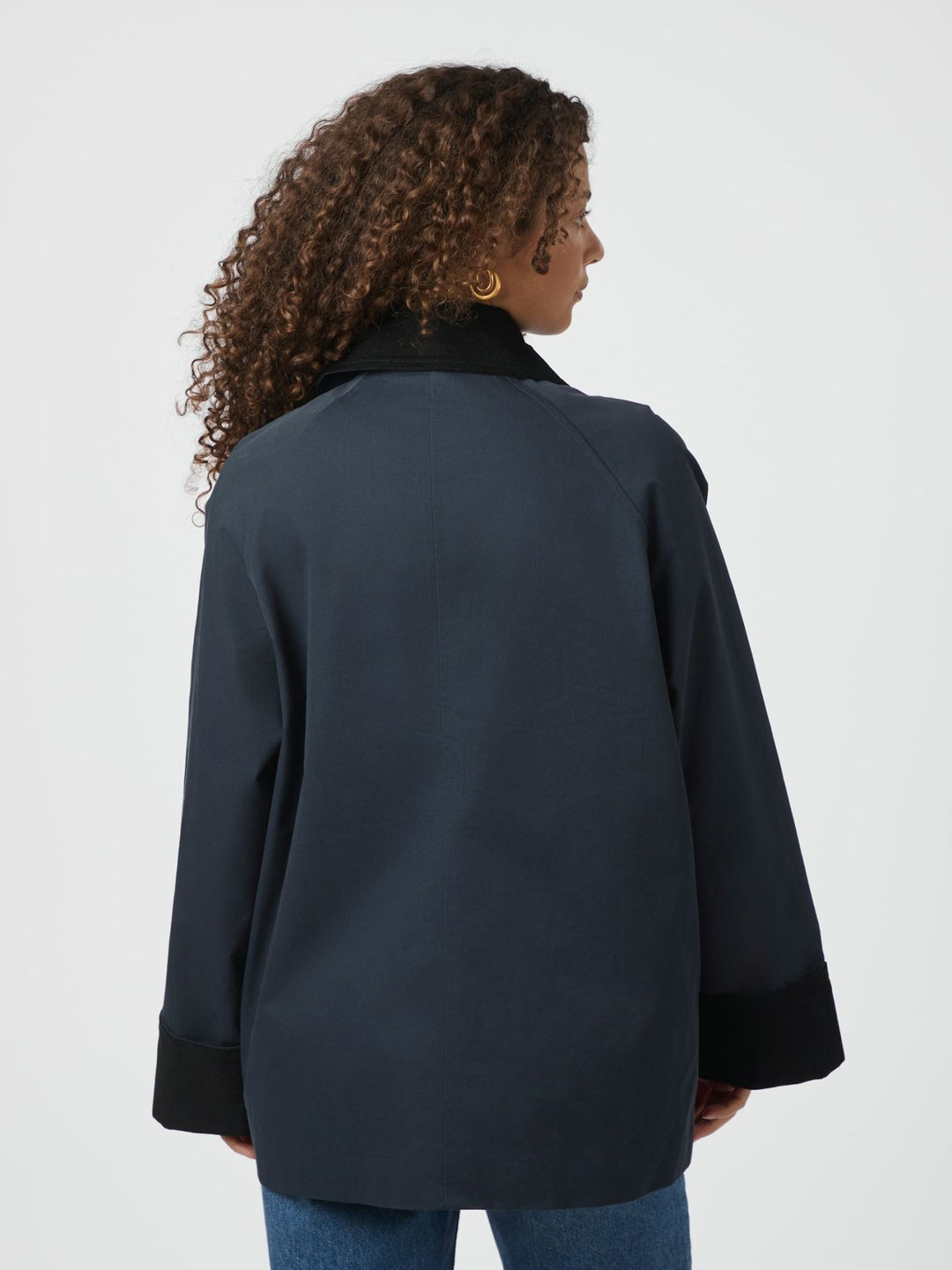 NEO NOIR Anastacia Cord Jacket Navy