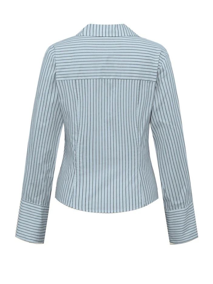 MBYM Leviana Gerri-M blouse Blue Navy Stripe