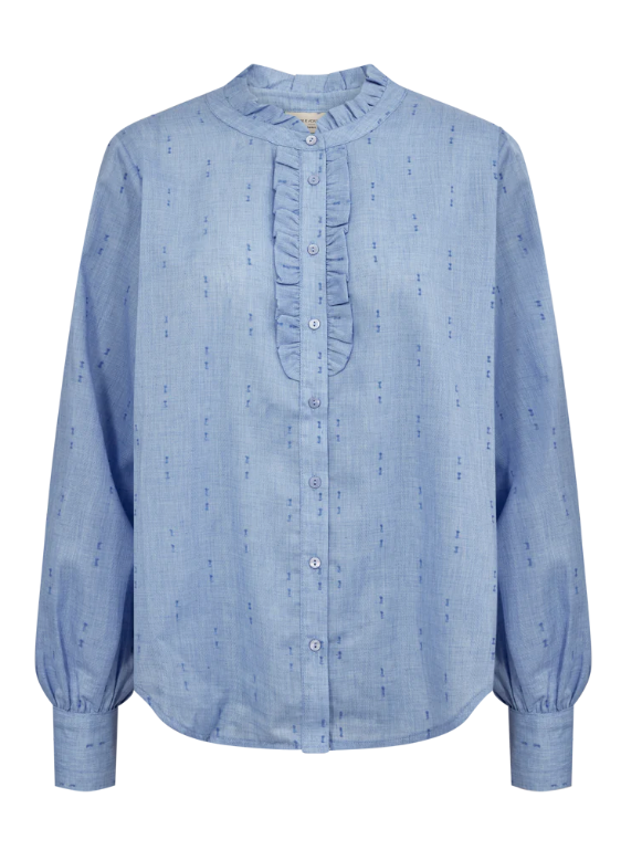FREEQUENT FQRaya-Shirt Wedgewood Melange
