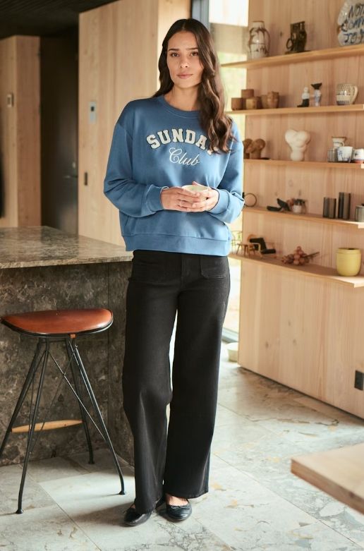 KAFFE KAbrook HW Reg Fit Jeans Black Deep