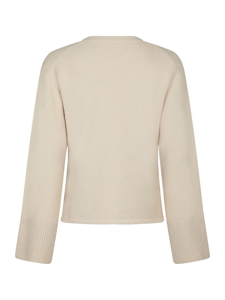 NEO NOIR Mixie Knit Cardigan Ivory