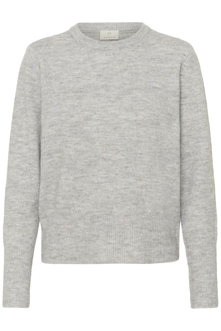 KAFFE KAniel Crew Neck Pullover Light Grey Melange
