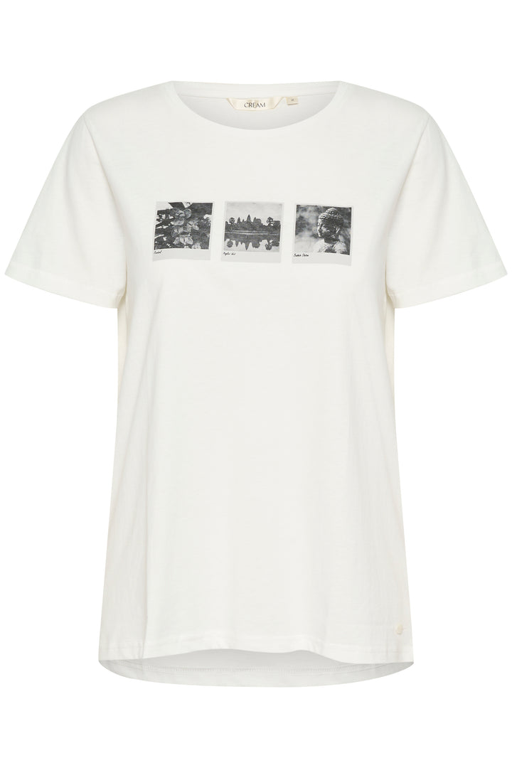 CREAM CRNorma T-Shirt Cambodia Pictures White