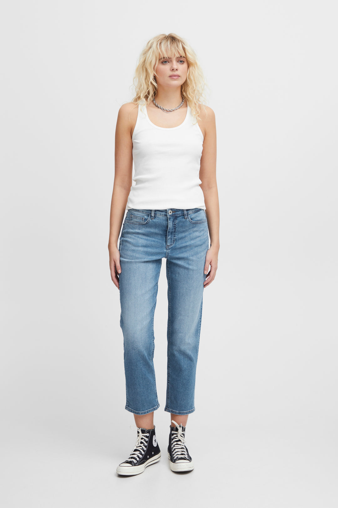 ICHI IHtwiggy Jeans - Raven Fit Light Blue