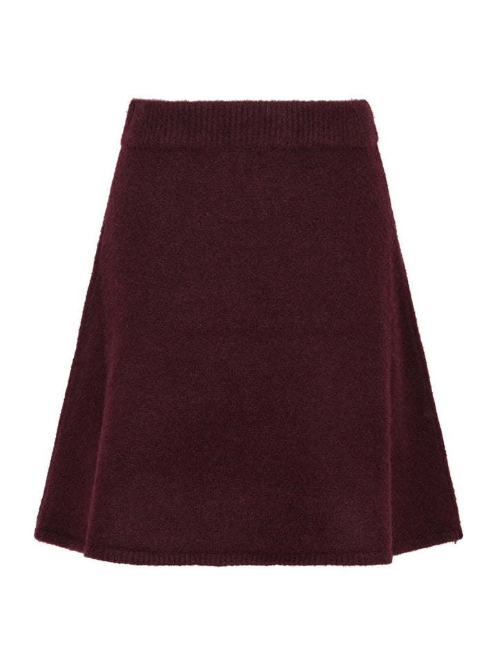 NEO NOIR Gisa Knit Skirt Wine