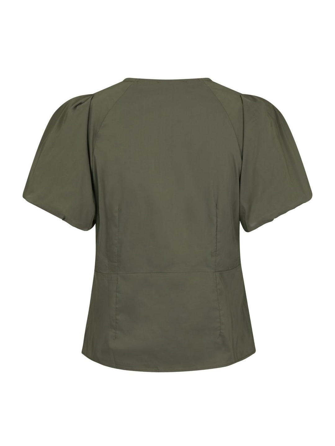 NEO NOIR Irina Poplin Blouse Army