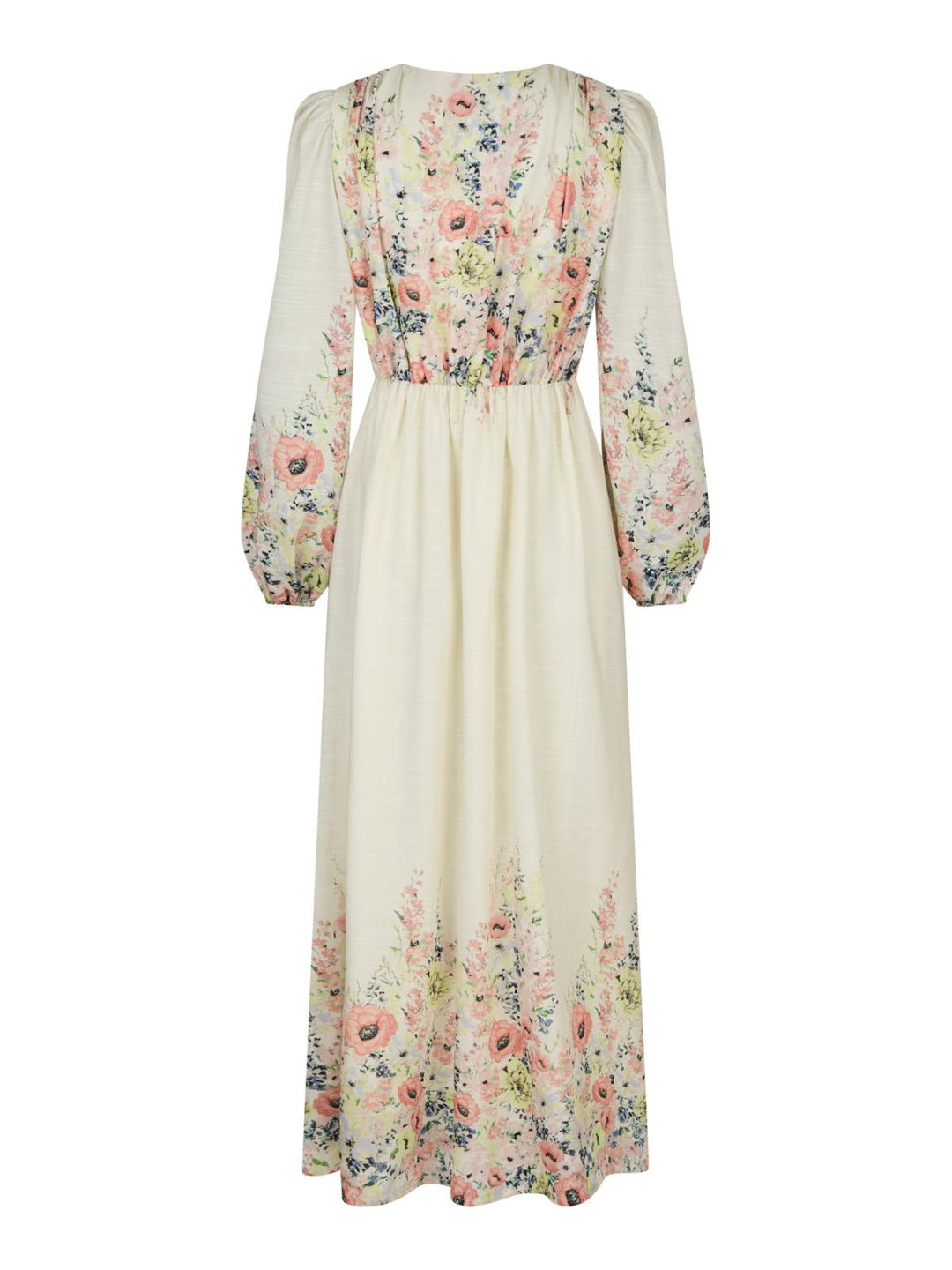 NEO NOIR Silfi Flower Print Dress Creme