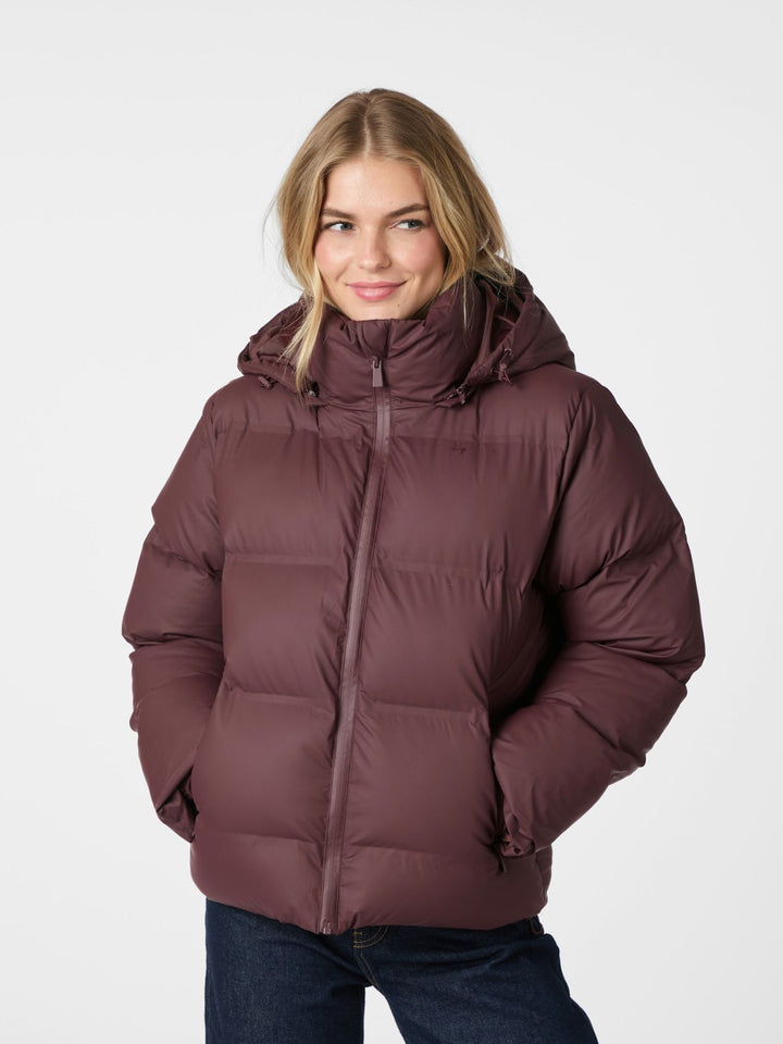 NEO NOIR Fox C Puffer Jacket Bordeux