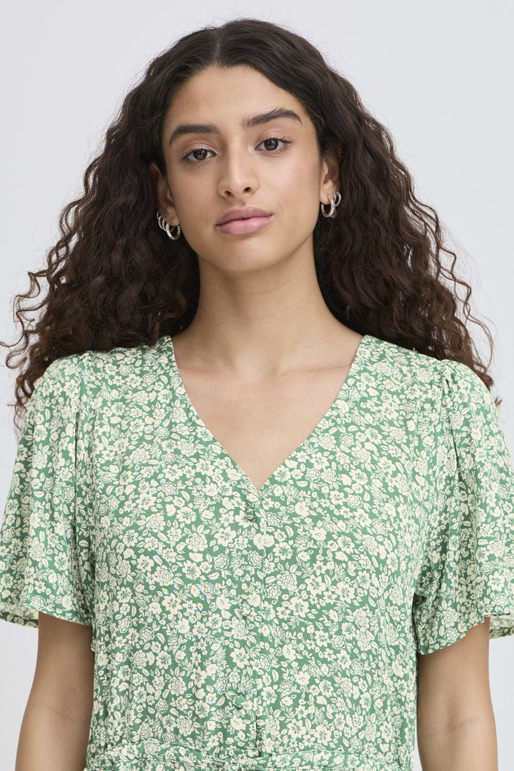 ICHI IHvera DR38 Pine Green Flower