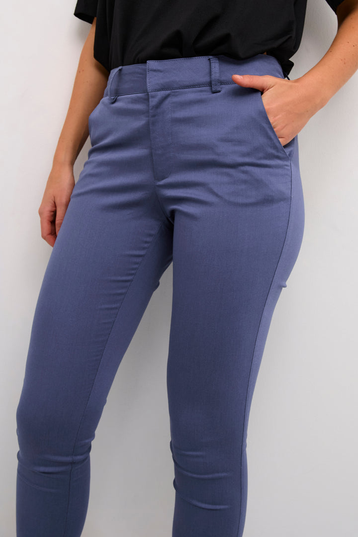 KAFFE KAlea Chino Pant Blue Indigo