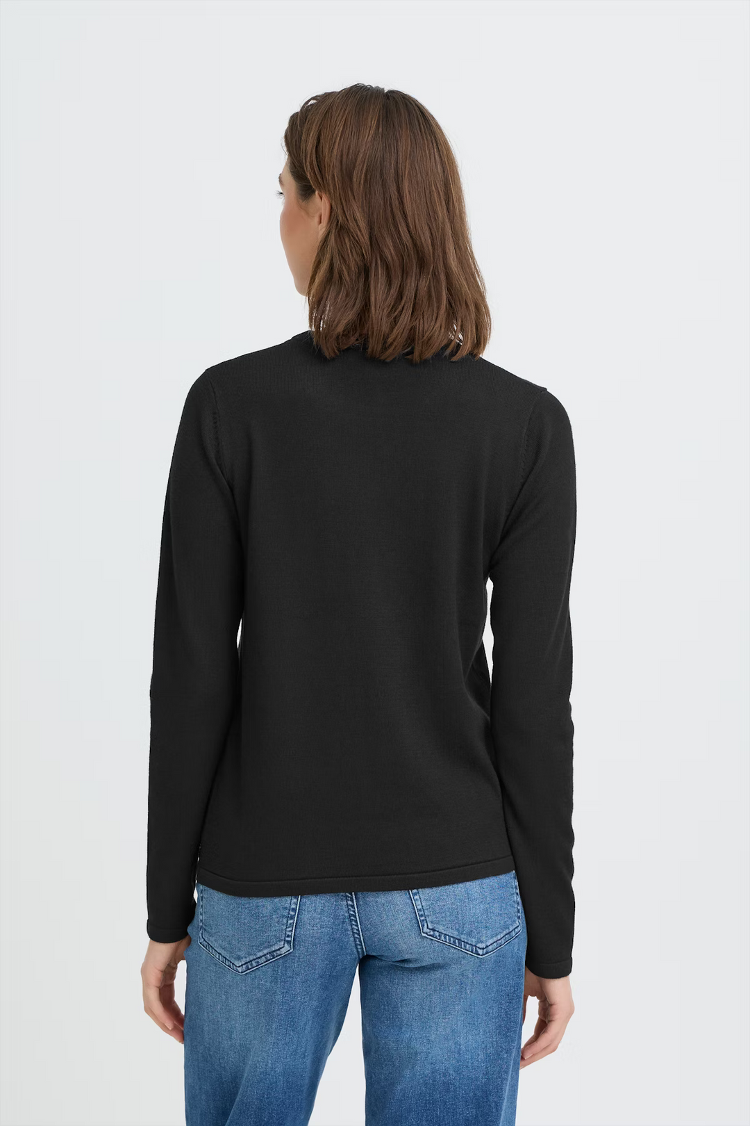 ICHI IHLULS O-NECK LS BLACK