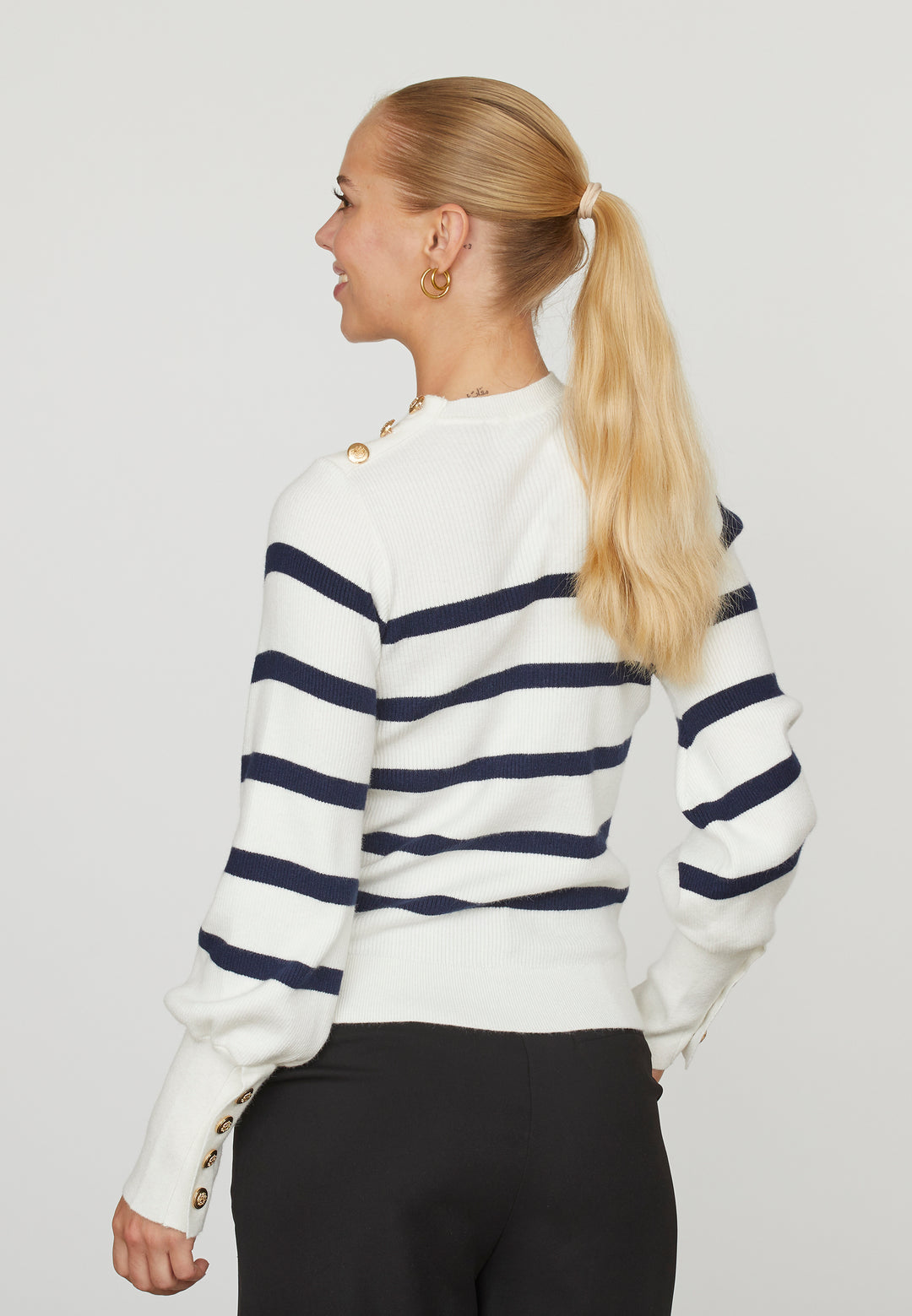 SISTERS POINT Hani-Stripe1 Cream/Midnight