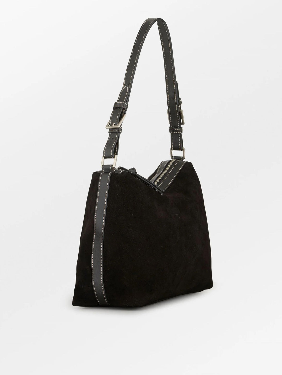 BECKSÖNDERGAARD Suede Ginni Medi Bag Black