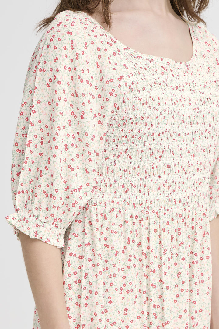 ICHI IHvera DR40 Pink Flower Aop