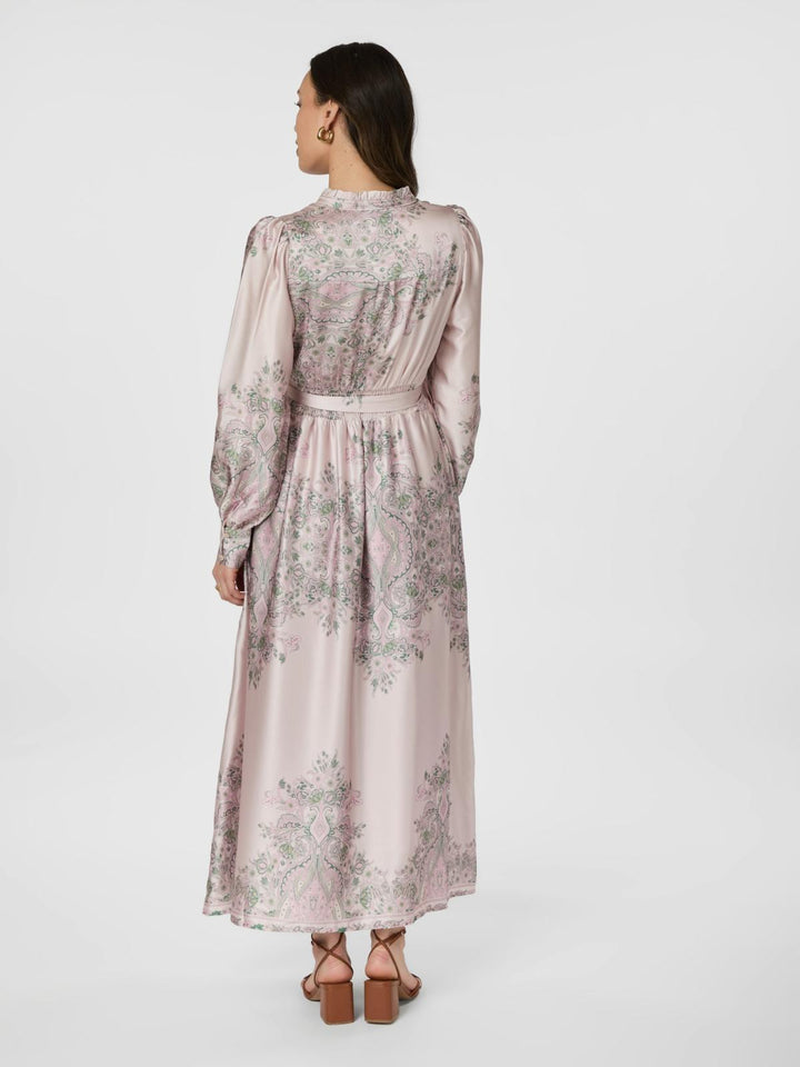 NEO NOIR Nova Paisley Border Dress Rose